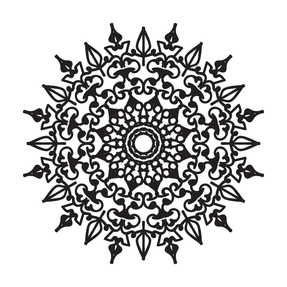 handgetekende mandala. decoratie in etnische oosterse doodle sieraad. vector