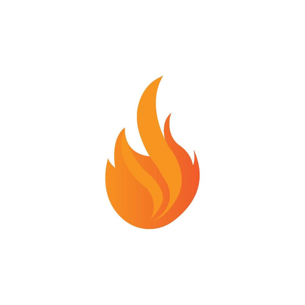 rood smeulend vuur pictogram vector logo, klassiek retro design