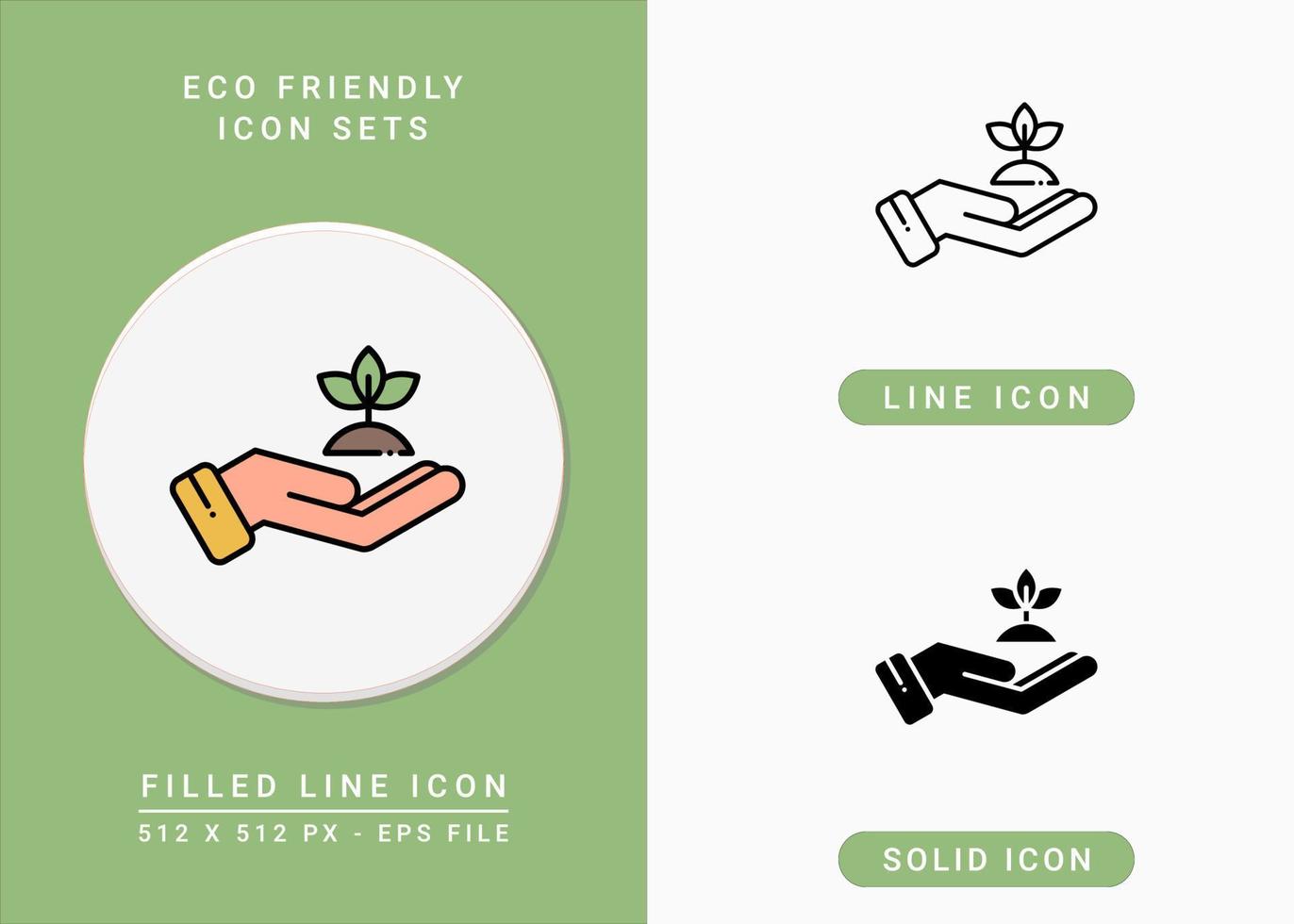 eco vriendelijke pictogrammen instellen vectorillustratie met solide pictogram lijnstijl. bpa-vrij biologisch afbreekbaar concept. bewerkbaar slagpictogram op geïsoleerde achtergrond voor webdesign, infographic en ui mobiele app. vector