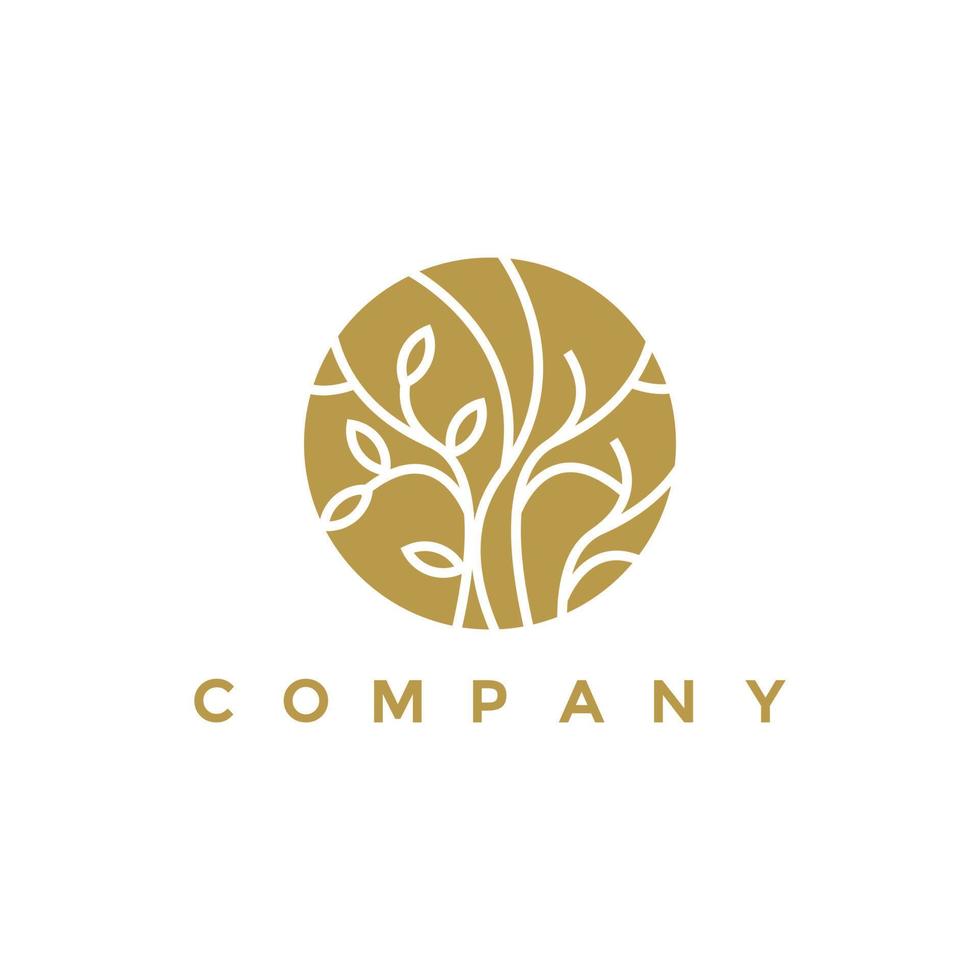 luxe abstracte natuur logo vector voor uw bedrijf of bedrijf