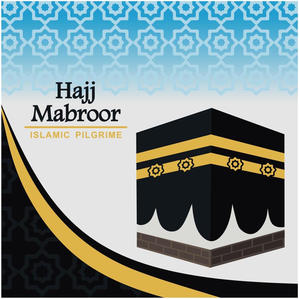 haji mabroor islamitisch vector