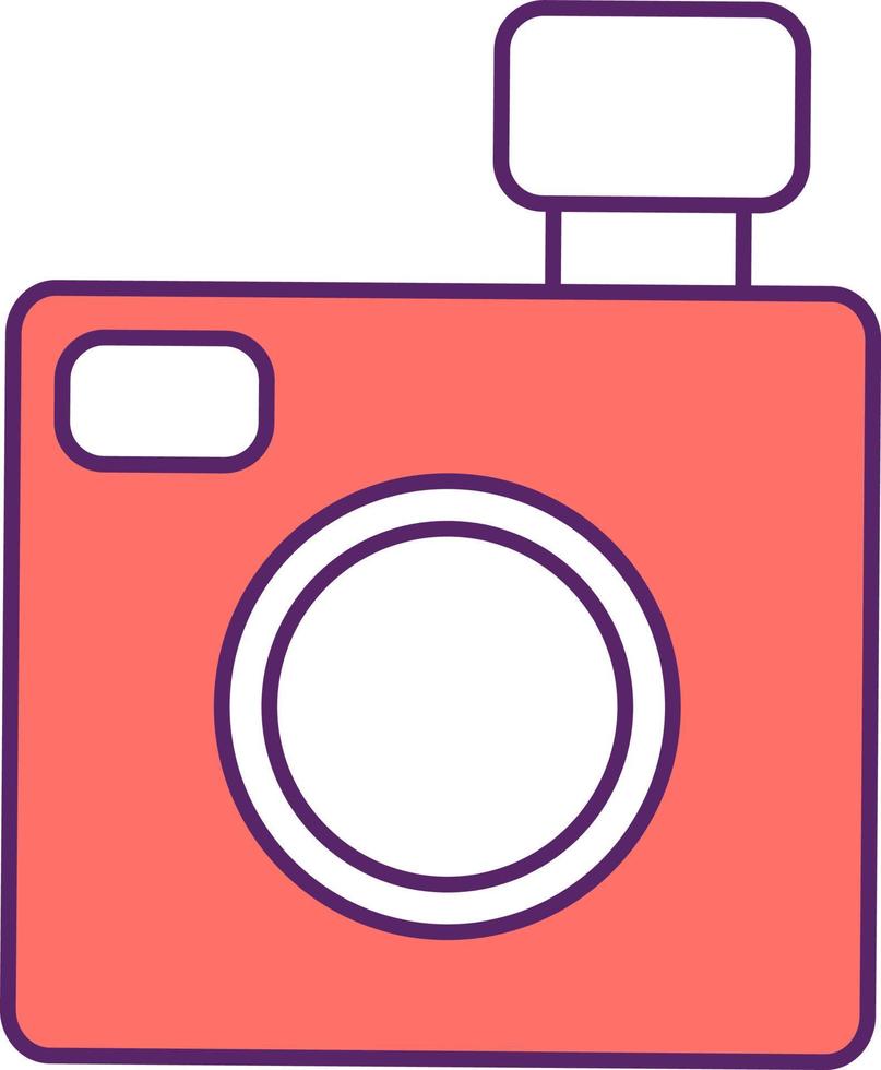 fotocamera semi-egale kleur vectorelement vector