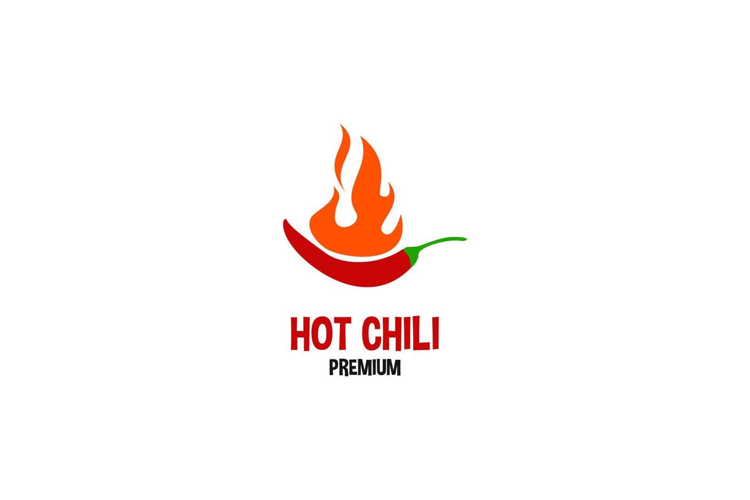 platte hete chili pictogram logo ontwerp illustratie vector sjabloon