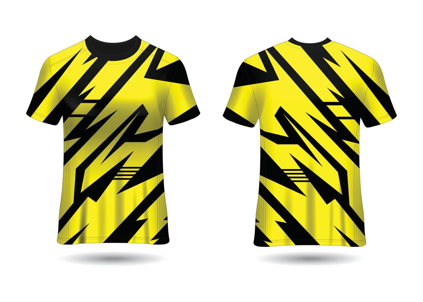 sport race jersey ontwerpsjabloon voor teamuniformen vector