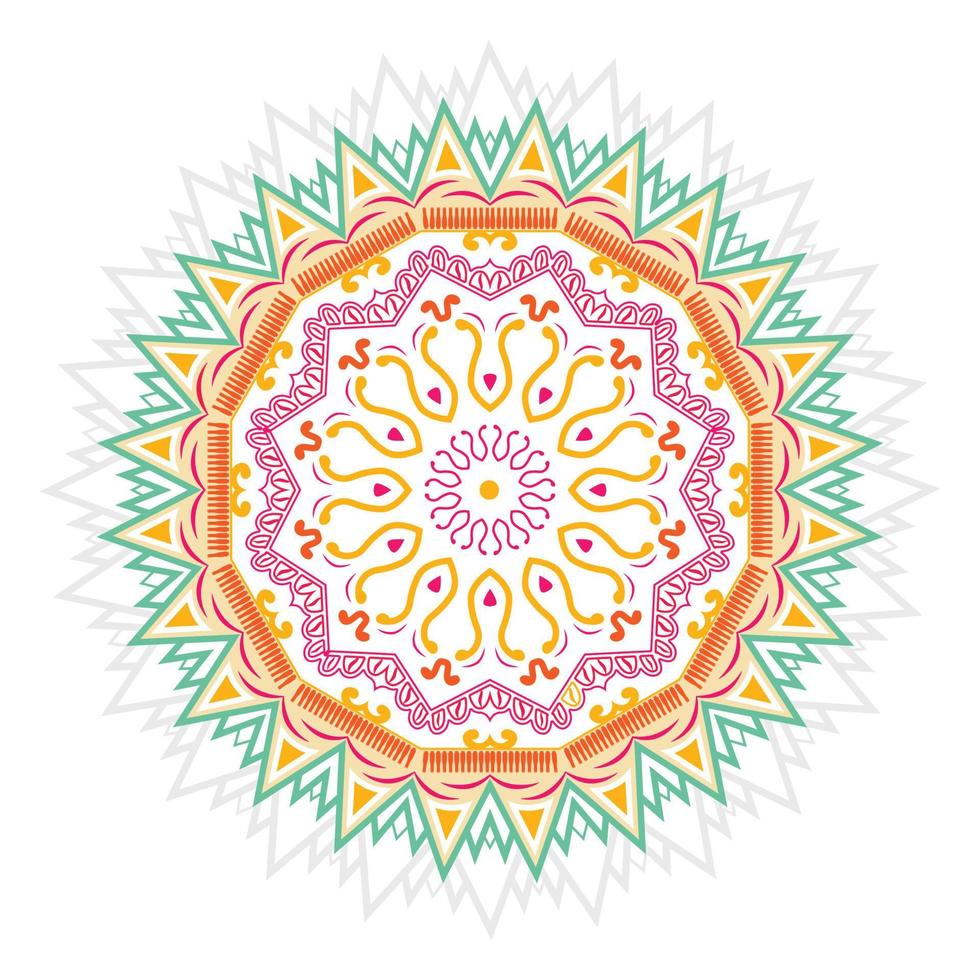 luxe mandala ontwerpsjabloon. vector