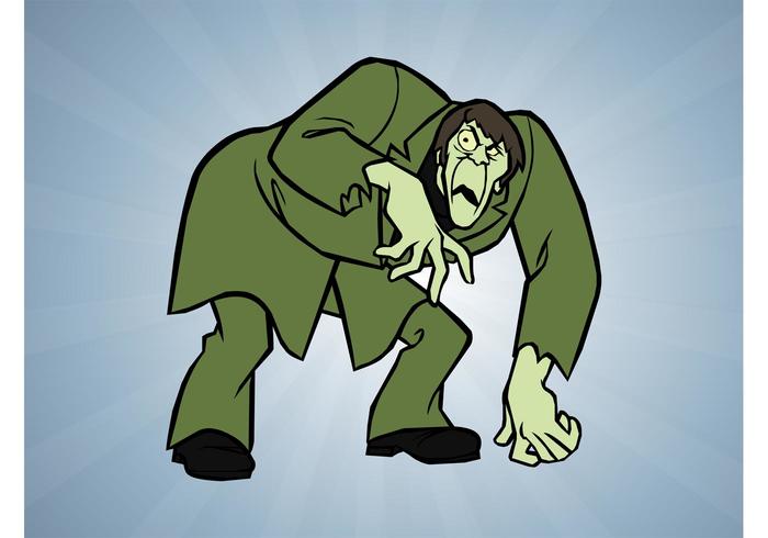 Cartoon zombie vector