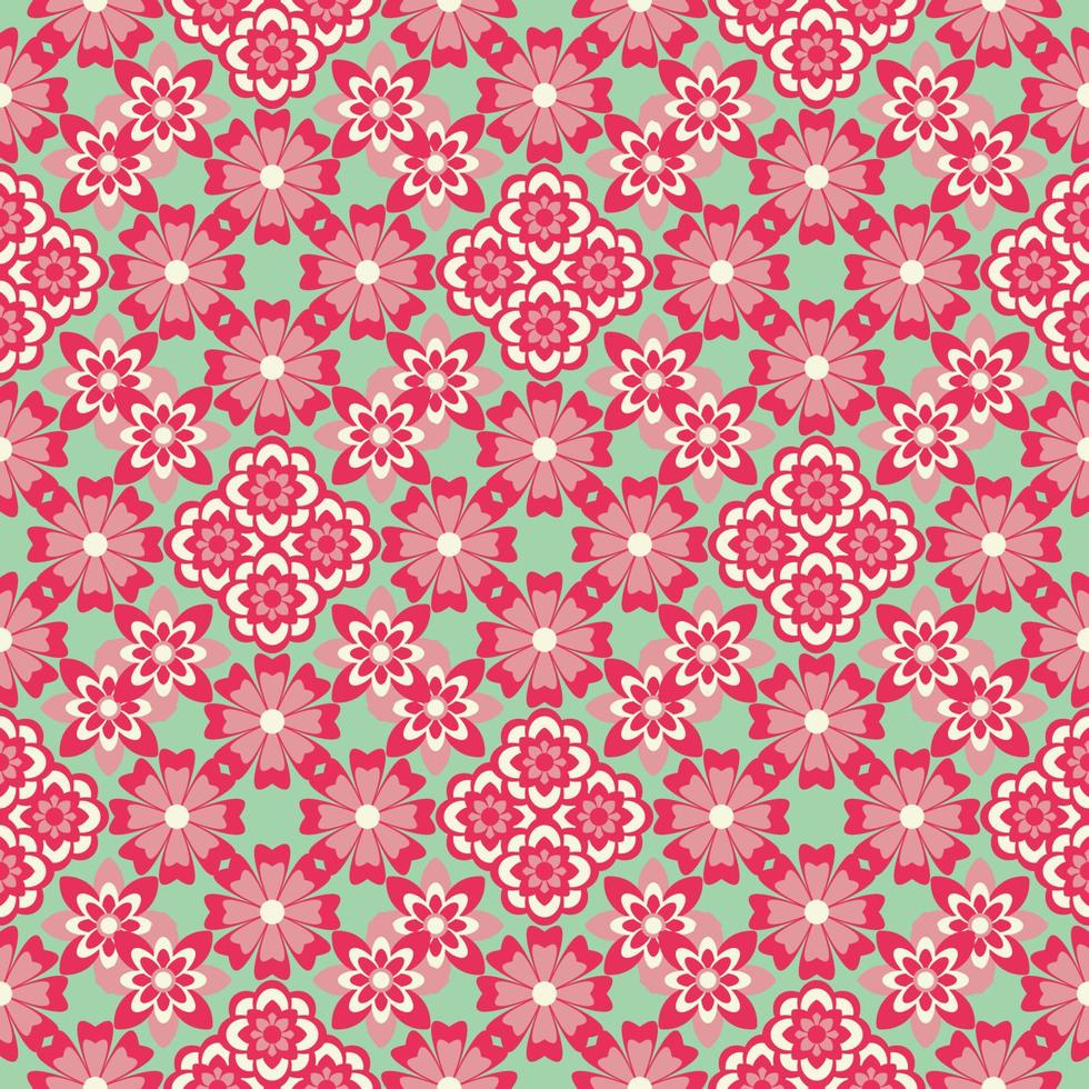 abstract naadloos bloemenpatroon. patroon herhalen. vector