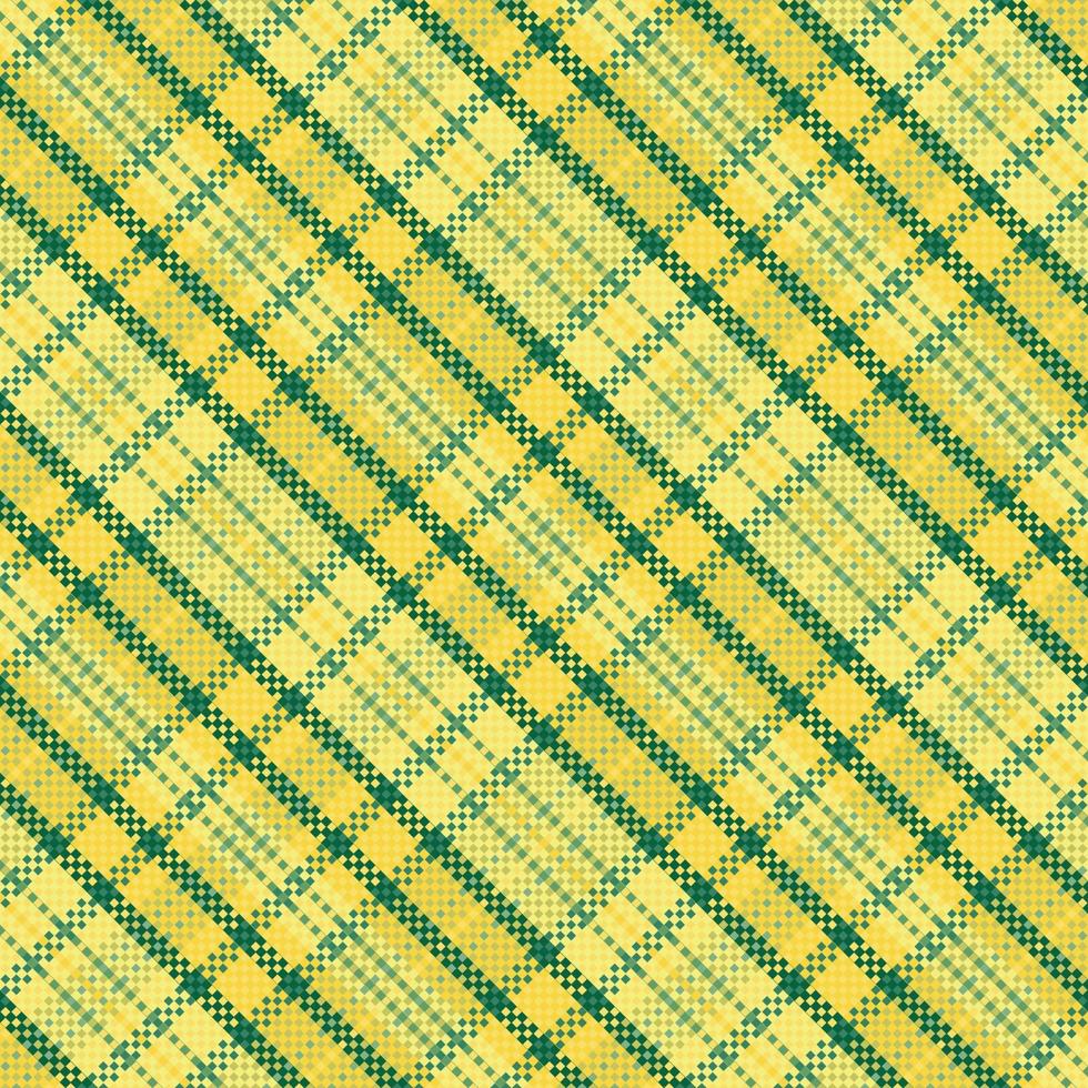 tartan geruit patroon met textuur en zomerkleur. vector