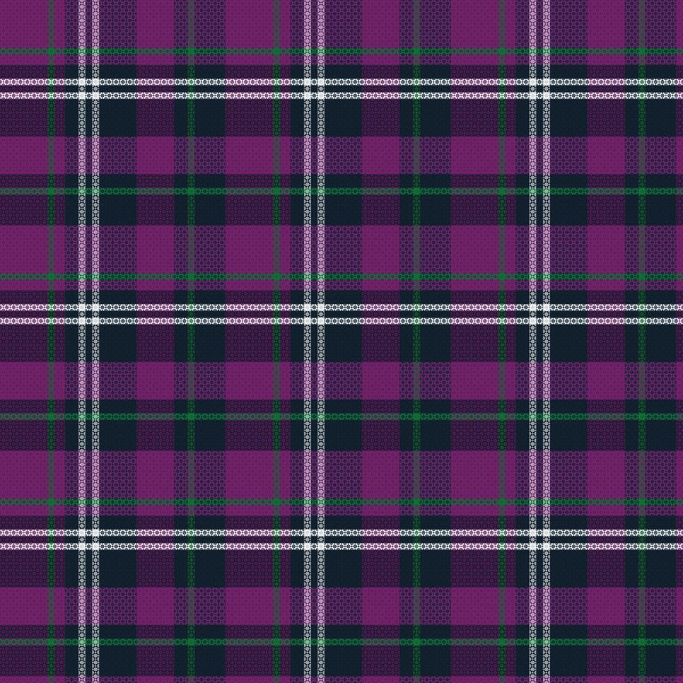 tartan geruite patroon met textuur. vector