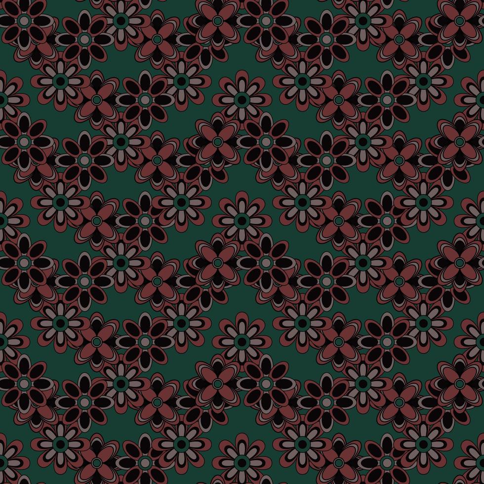 abstract naadloos bloemenpatroon. patroon herhalen. vector