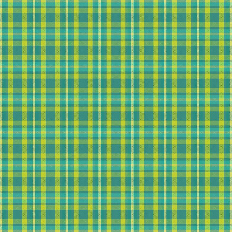 tartan geruit patroon met textuur en zomerkleur. vector