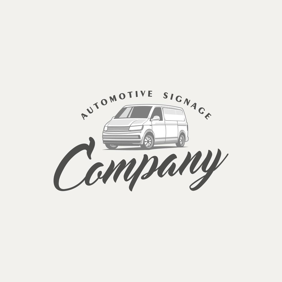 autoverhuur en verkoop uniek logo vector