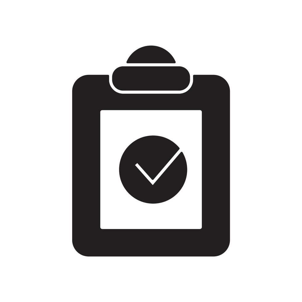 checklist iconen symbool vectorelementen voor infographic web vector