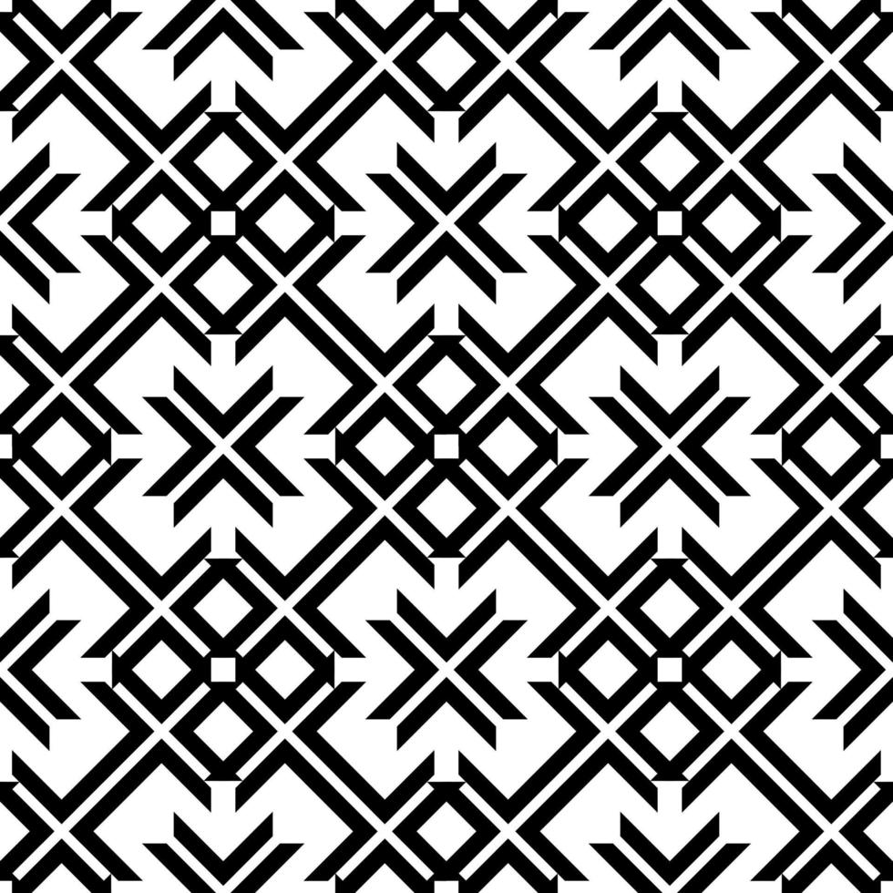 zwart wit aziatisch zigzag geometrisch patroon vector