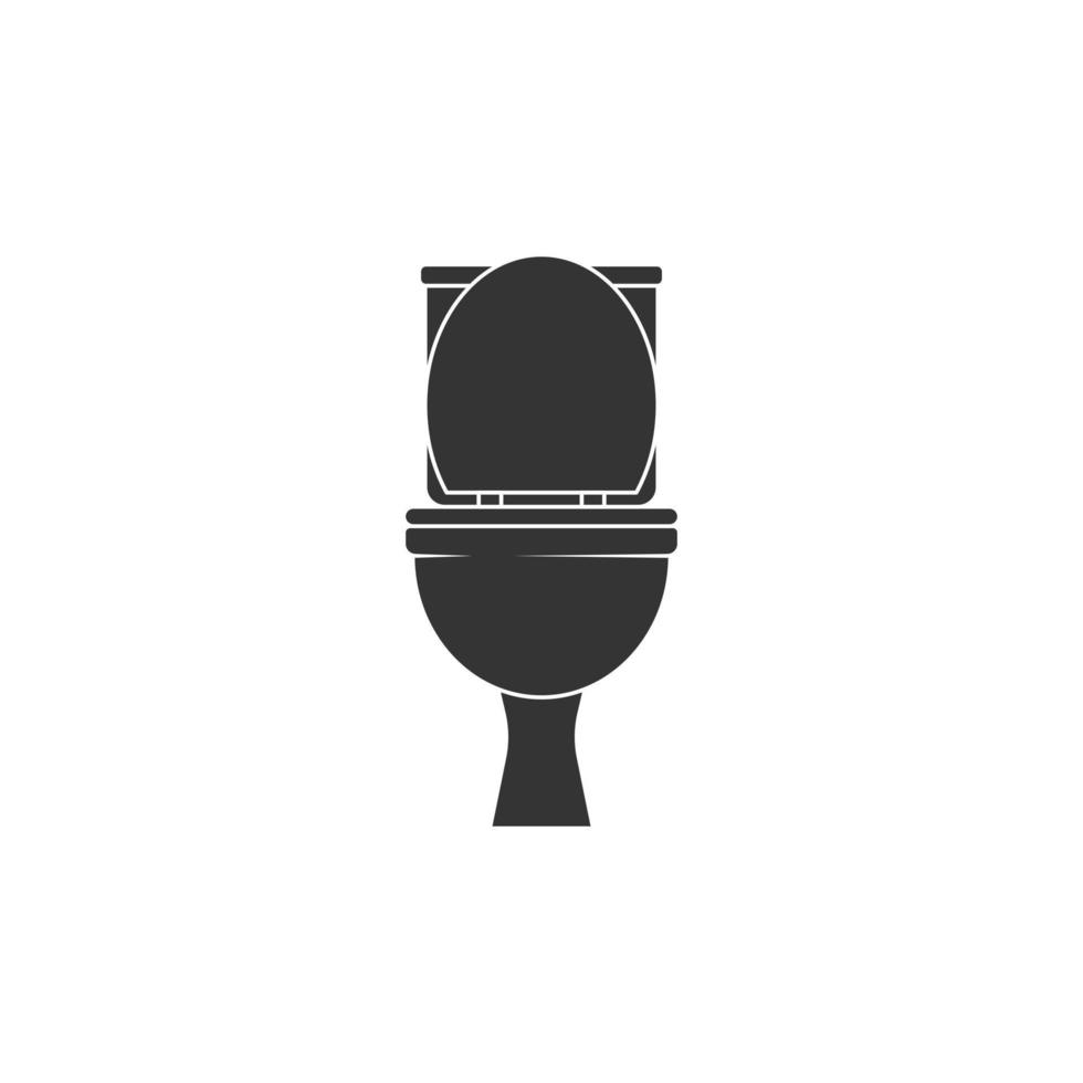 toilet schoonmaken silhouet icoon vector