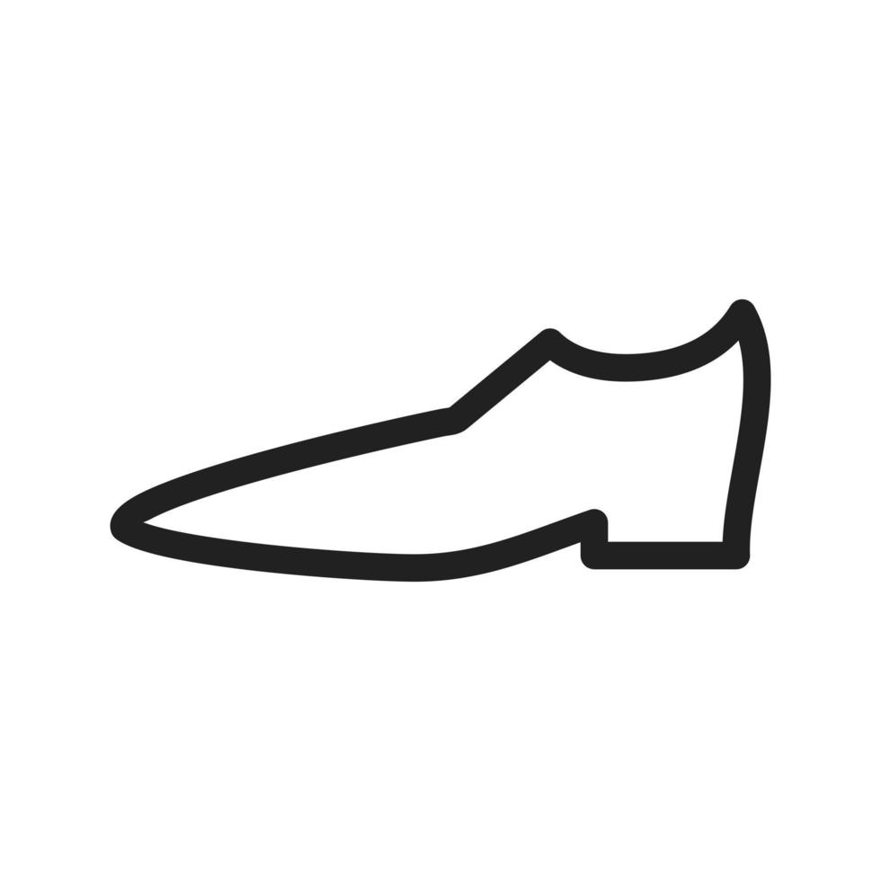 heren loafers lijn icoon vector