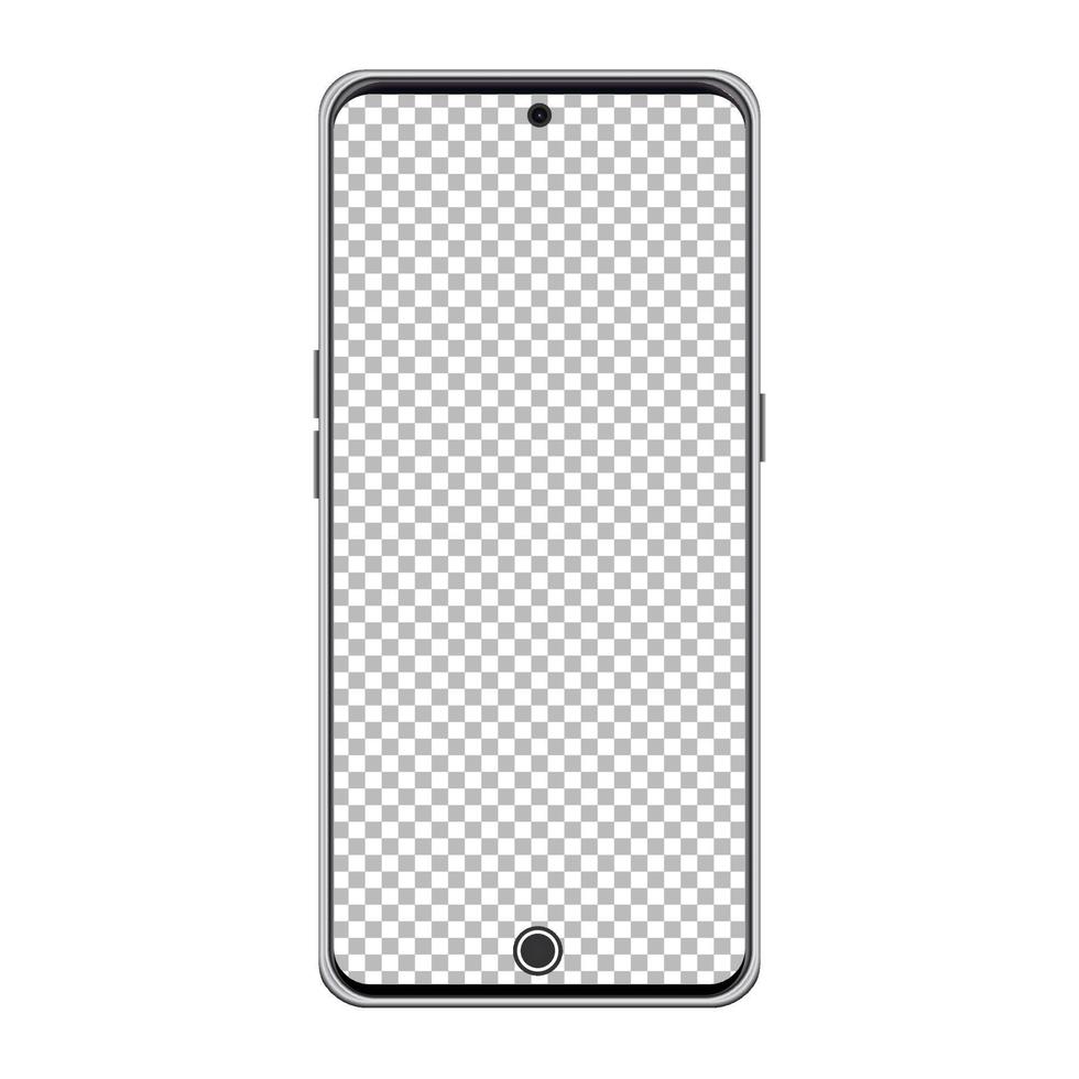 slimme mobiele telefoon transparante png mockup, mobiel mockup, smartphone mockup vector