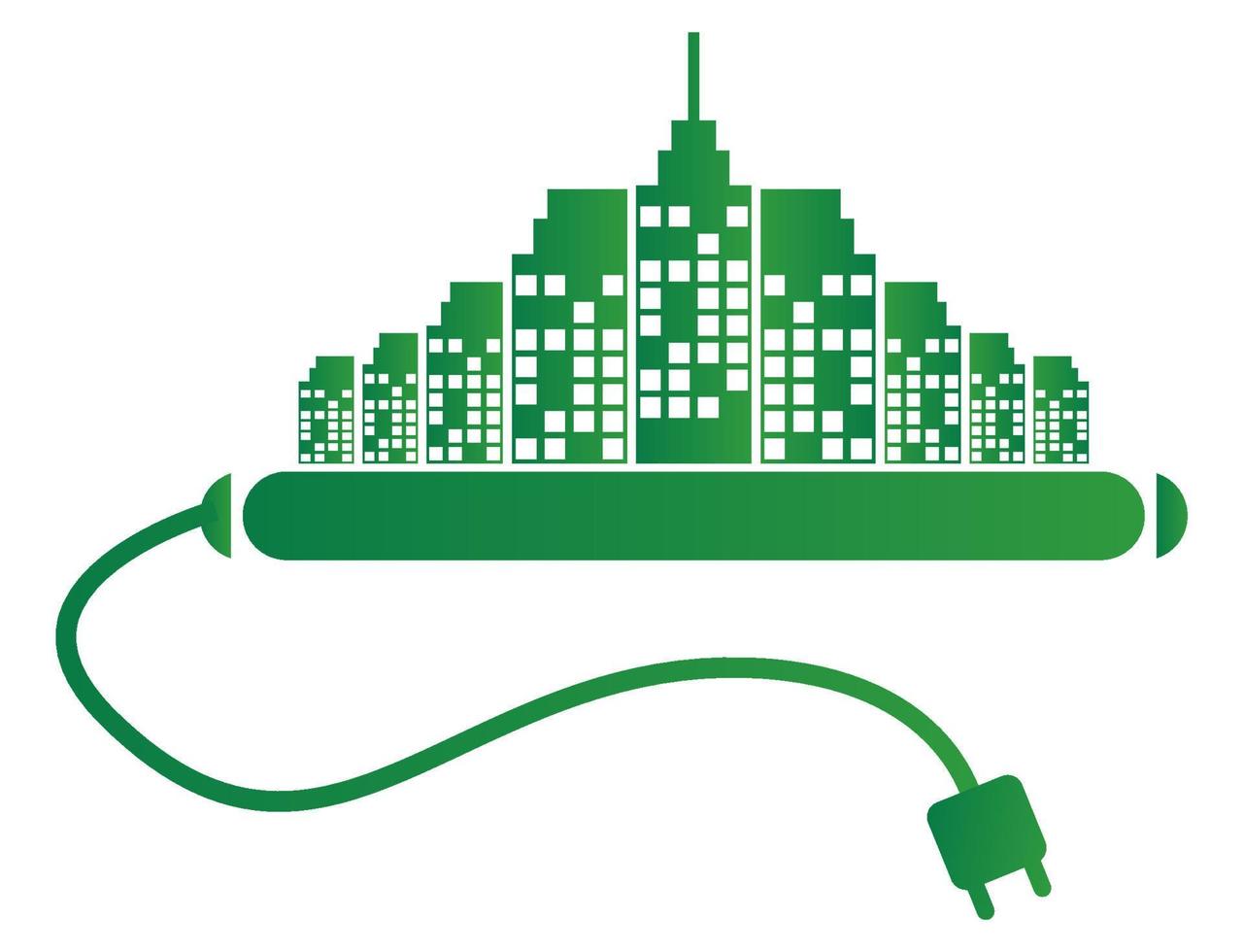 natuurlijke energie voor ecologie en milieu helpen de wereld met milieuvriendelijke ideeën vector