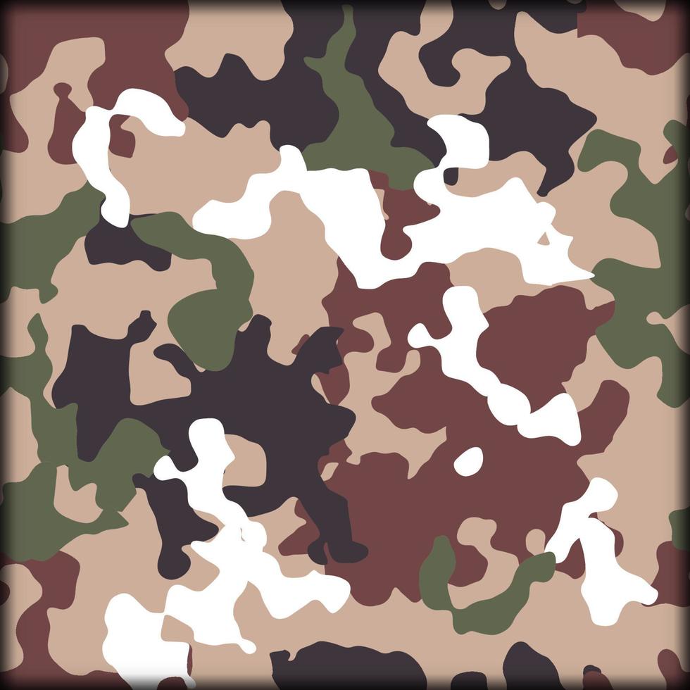 textuur van camouflagepatroonvector voor kleding, soldatenoutfits vector