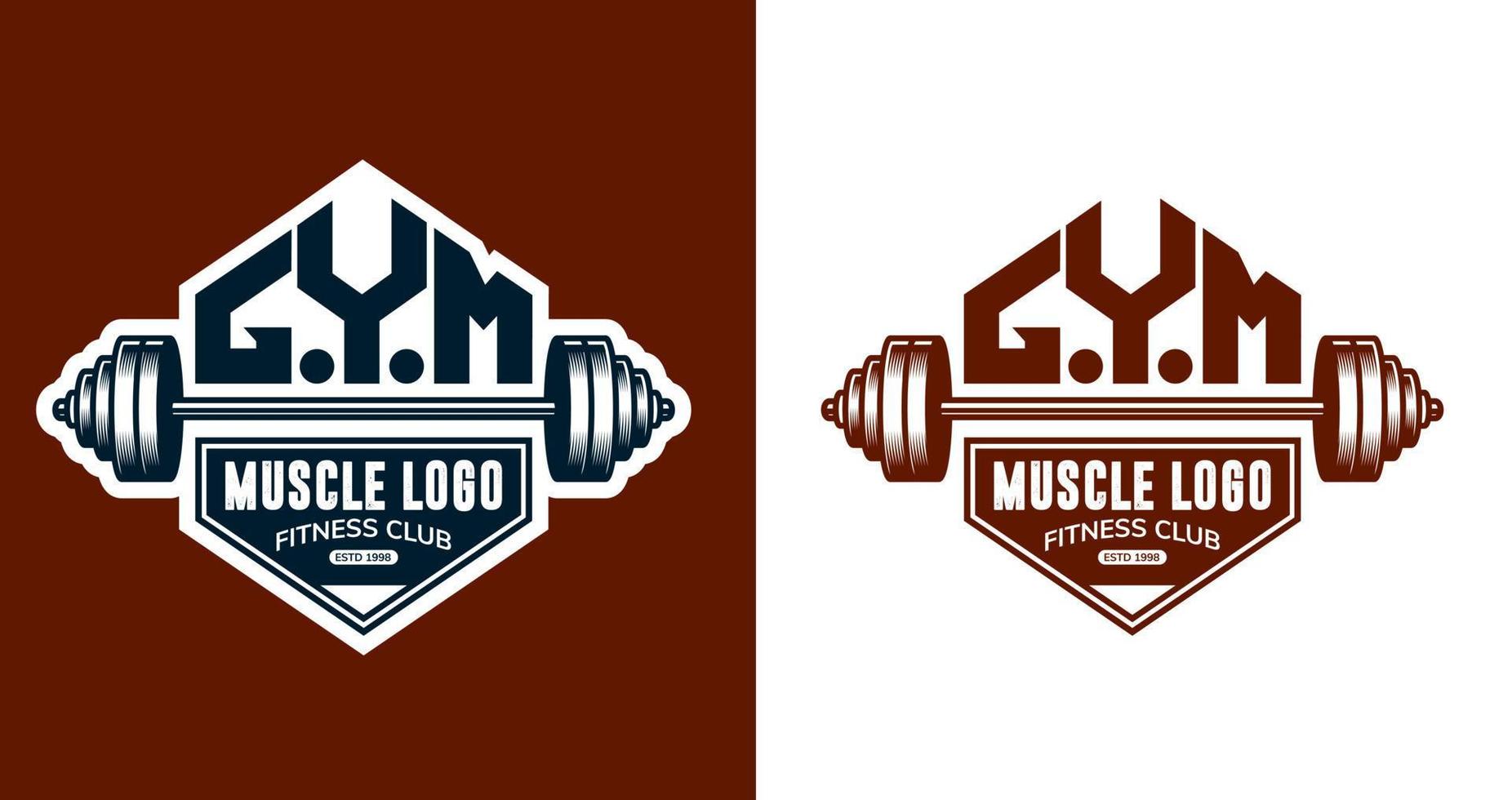 fitness sport logo vector