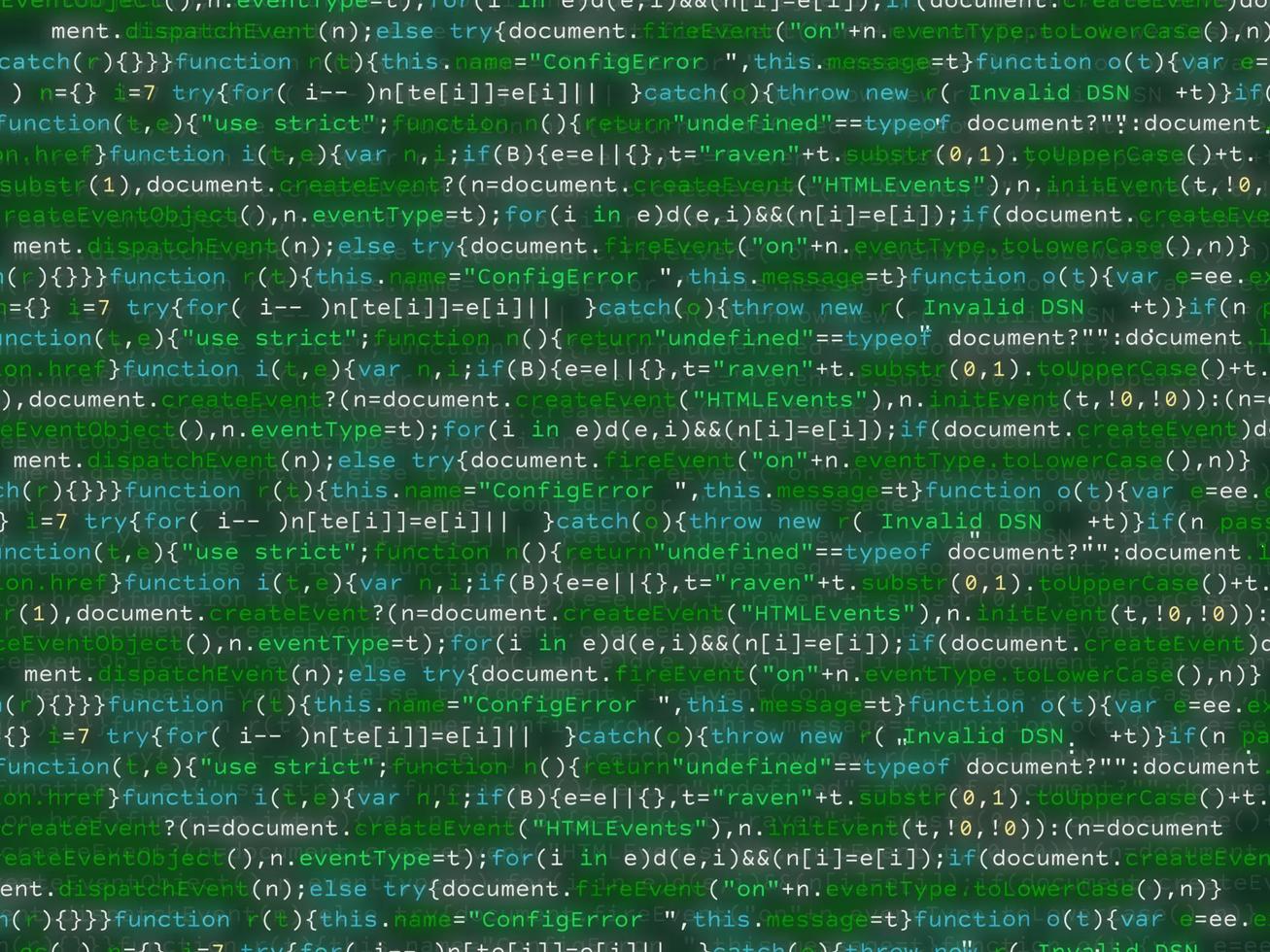 programmacode glinsterende kleurrijke bakcground. vector