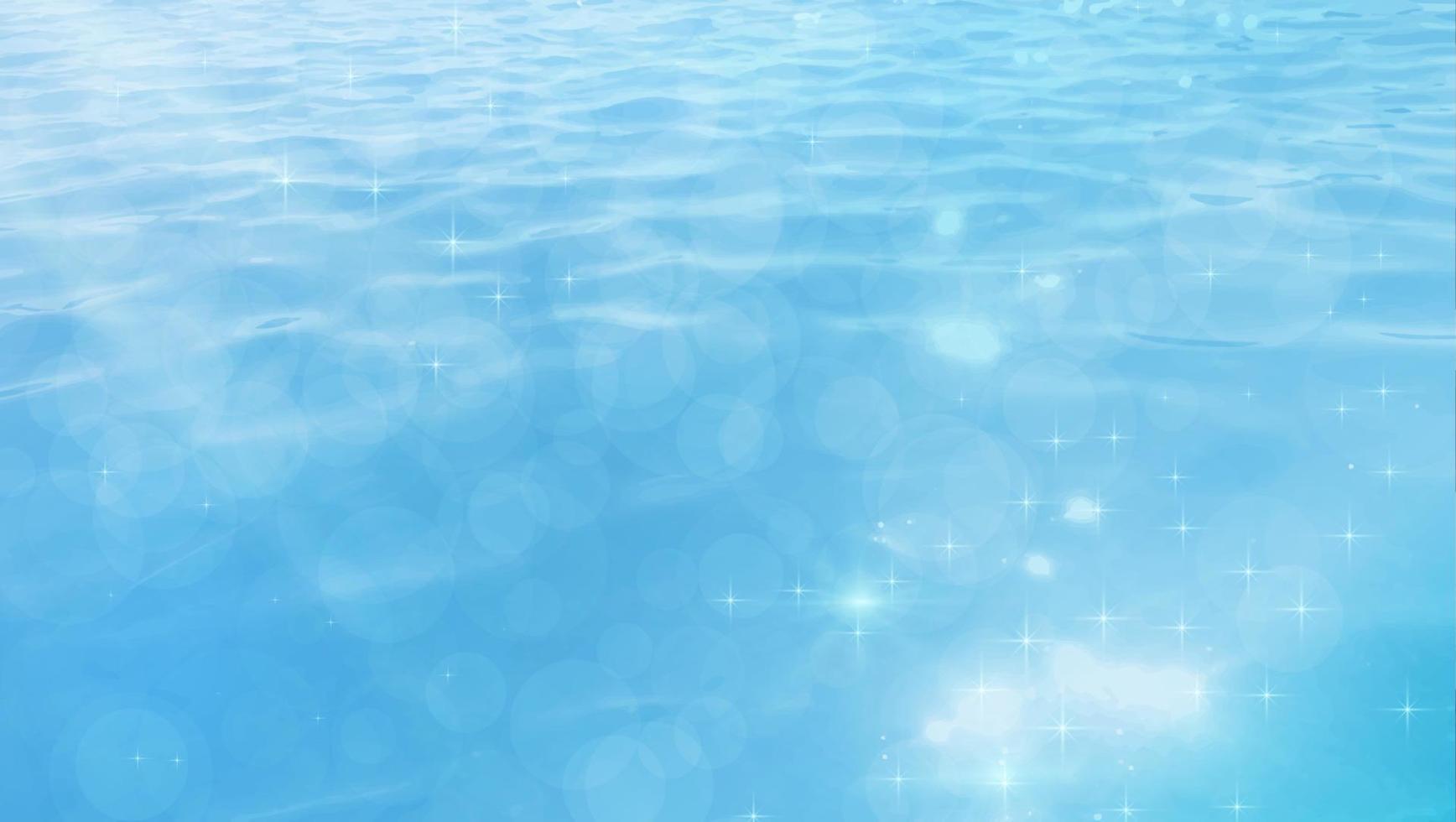 illustratie van abstracte water achtergrond met rimpel. water golven effecten. oceaan- of zeeoppervlak. zomer lichte achtergrond. eps 10 vectorachtergrond. vector