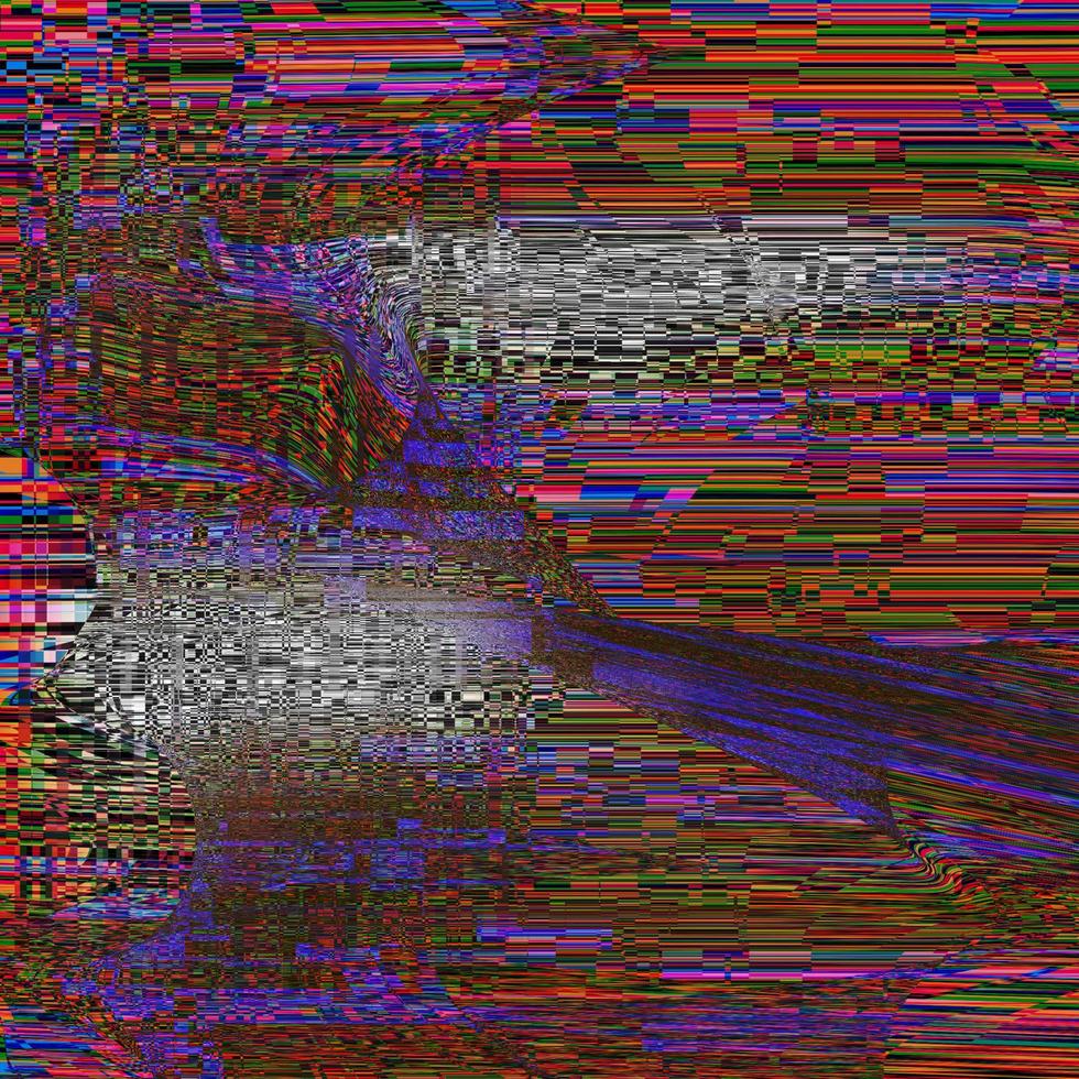 glitched abstracte vector achtergrond