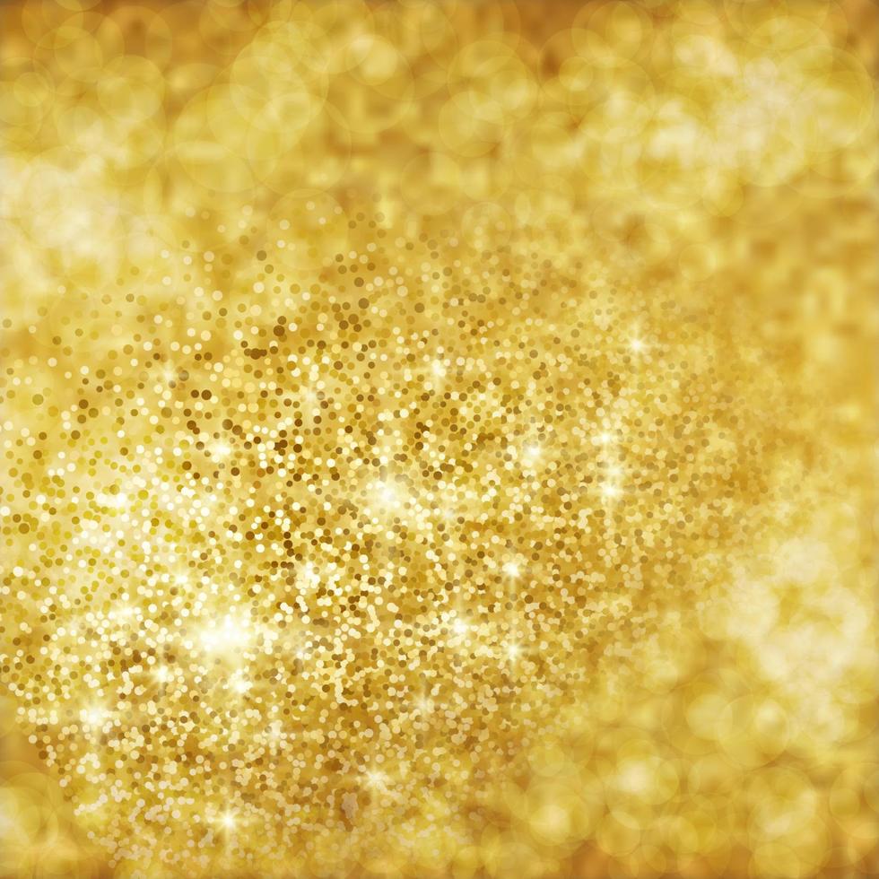 abstracte gouden glitter achtergrond. kerst achtergrond vector