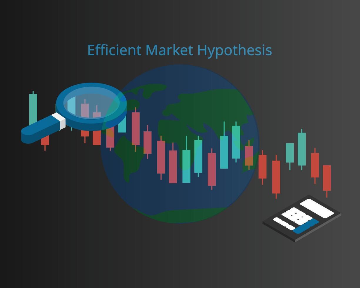 efficiënte markthypothese of emh is een hypothese in de financiële economie die stelt dat activaprijzen alle beschikbare informatie weerspiegelen vector