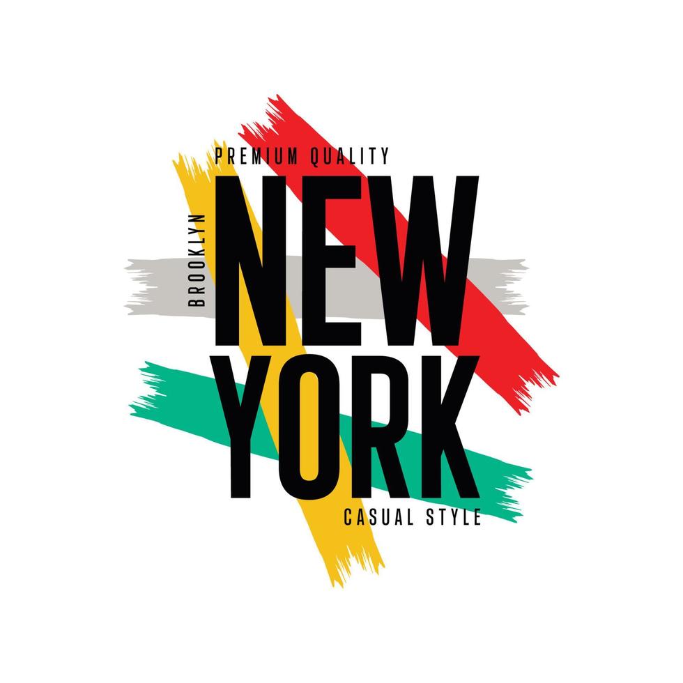 New York City typografie t-shirt citaten en kledingontwerp vector