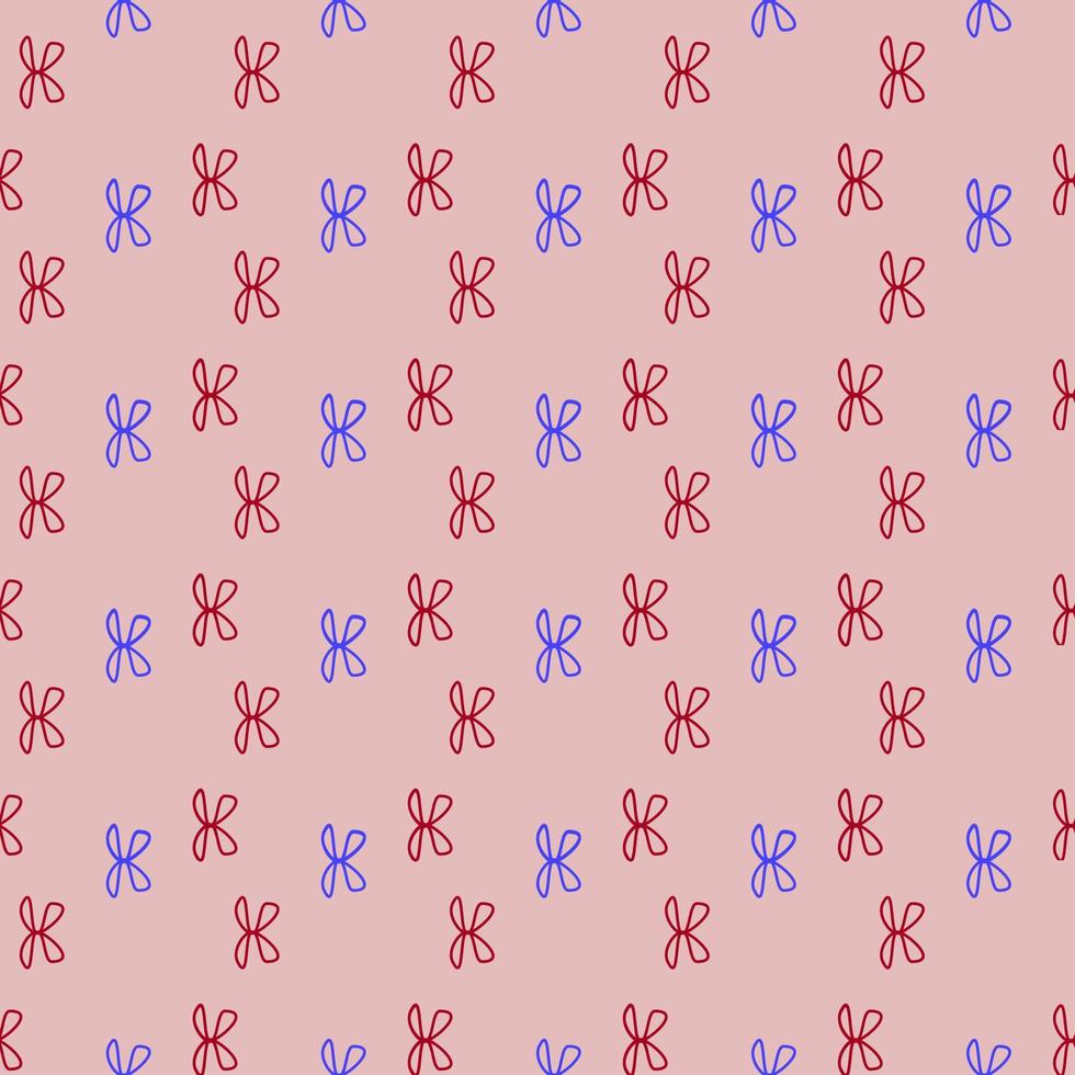 het patroon is gemaakt van vormen geometrische roze blauwe achtergrond vector