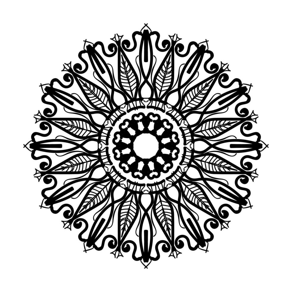 handgetekende mandala. decoratie in etnische oosterse doodle sieraad. vector