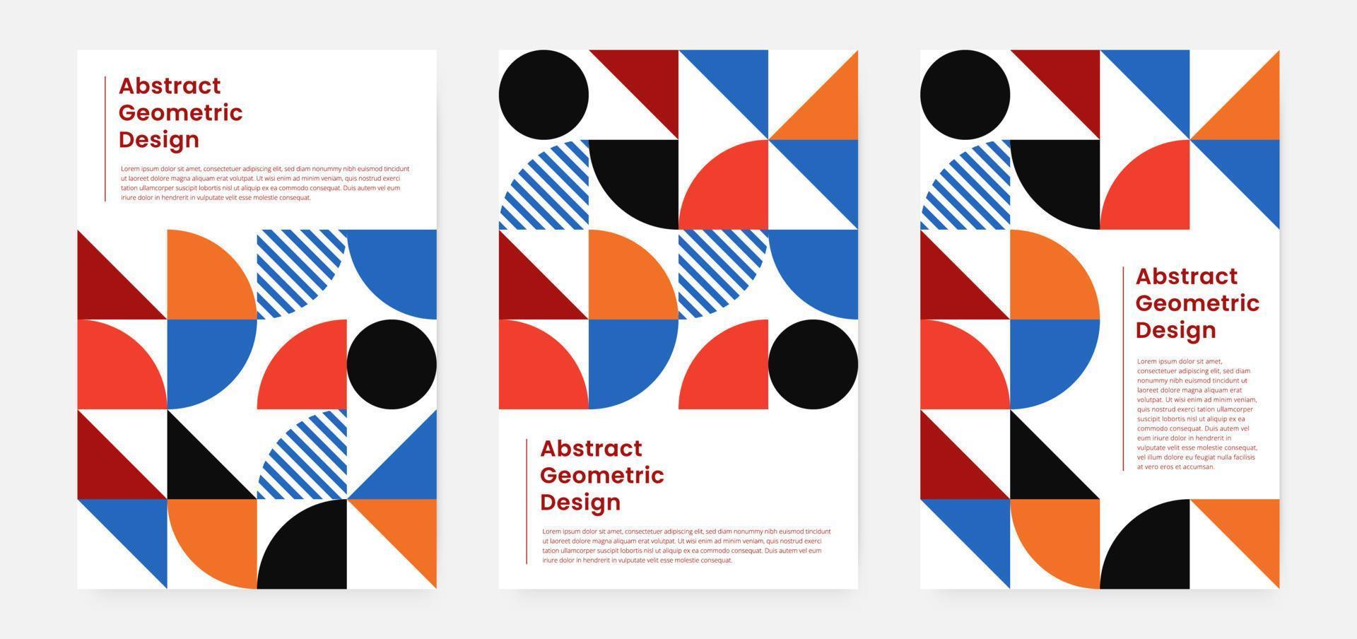 geometrische minimalistische artwork cover met vorm en figuur. abstracte patroonontwerpstijl voor omslag, webbanner, bestemmingspagina, bedrijfspresentatie, branding, verpakking, behang vector