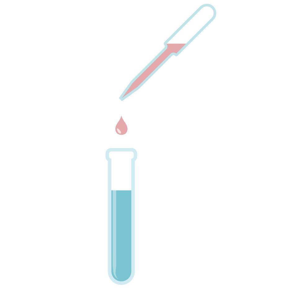 wetenschappelijke laboratoriumapparatuur. vector