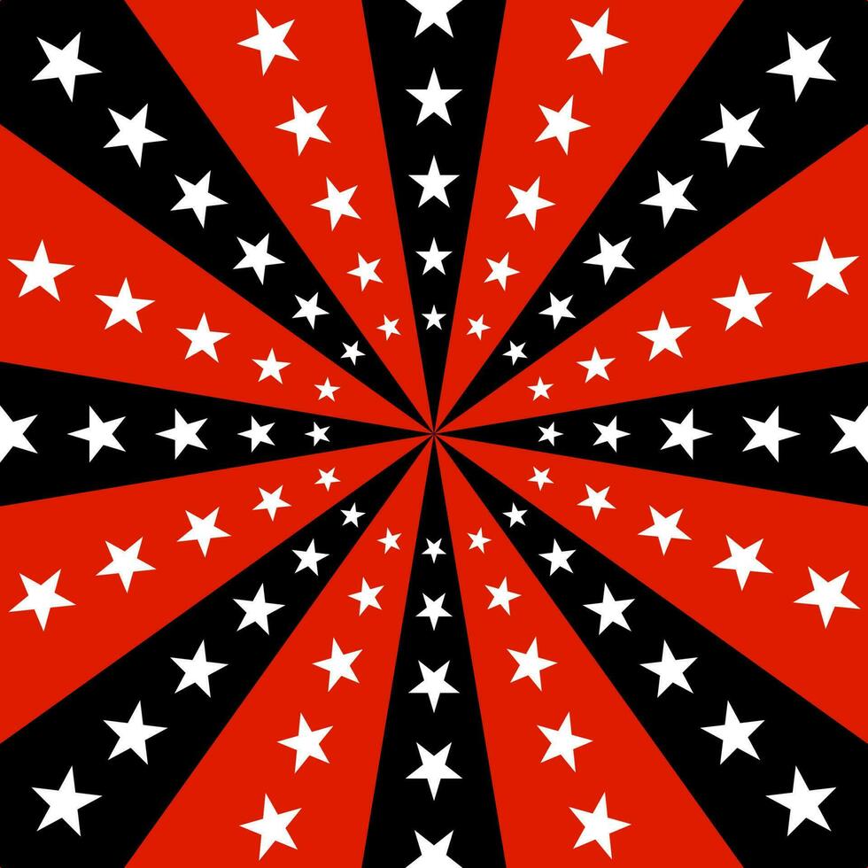 rood zwart starburst beam naadloze achtergrond vector