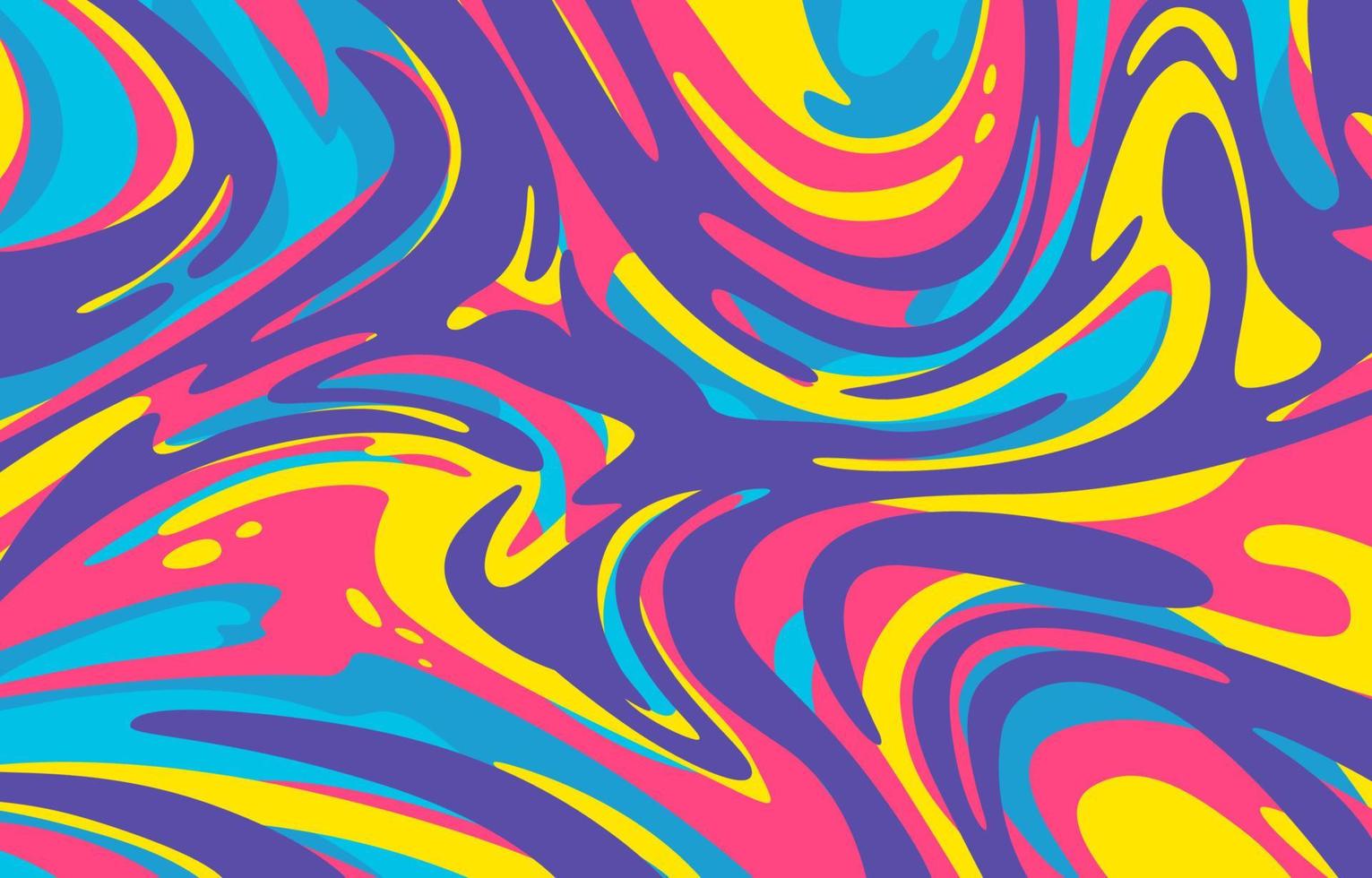 kleurrijk psychedelisch sjabloonconcept vector