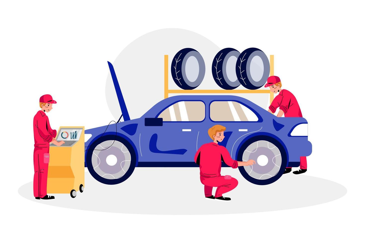 auto diagnostische test vector