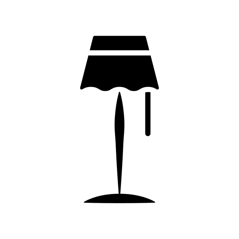 illustratie vectorafbeelding van standlamp icon vector