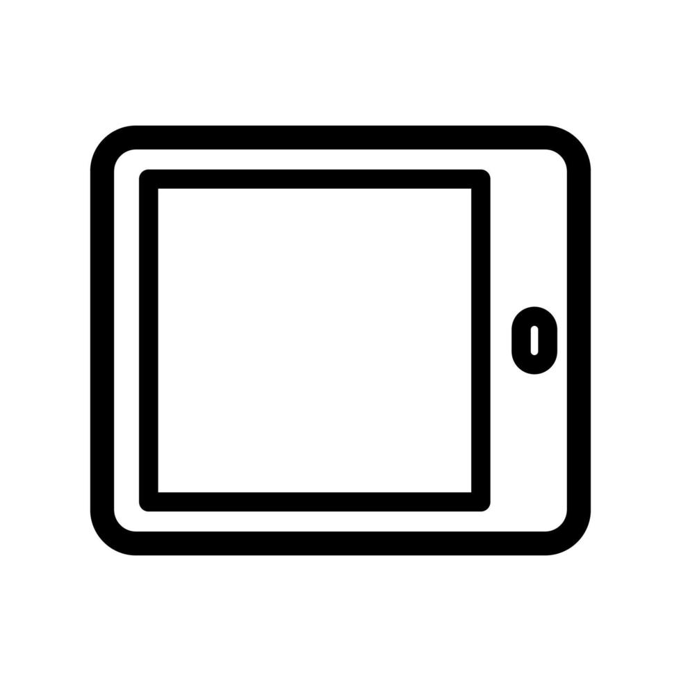 illustratie vectorafbeelding van tablet pc icon vector