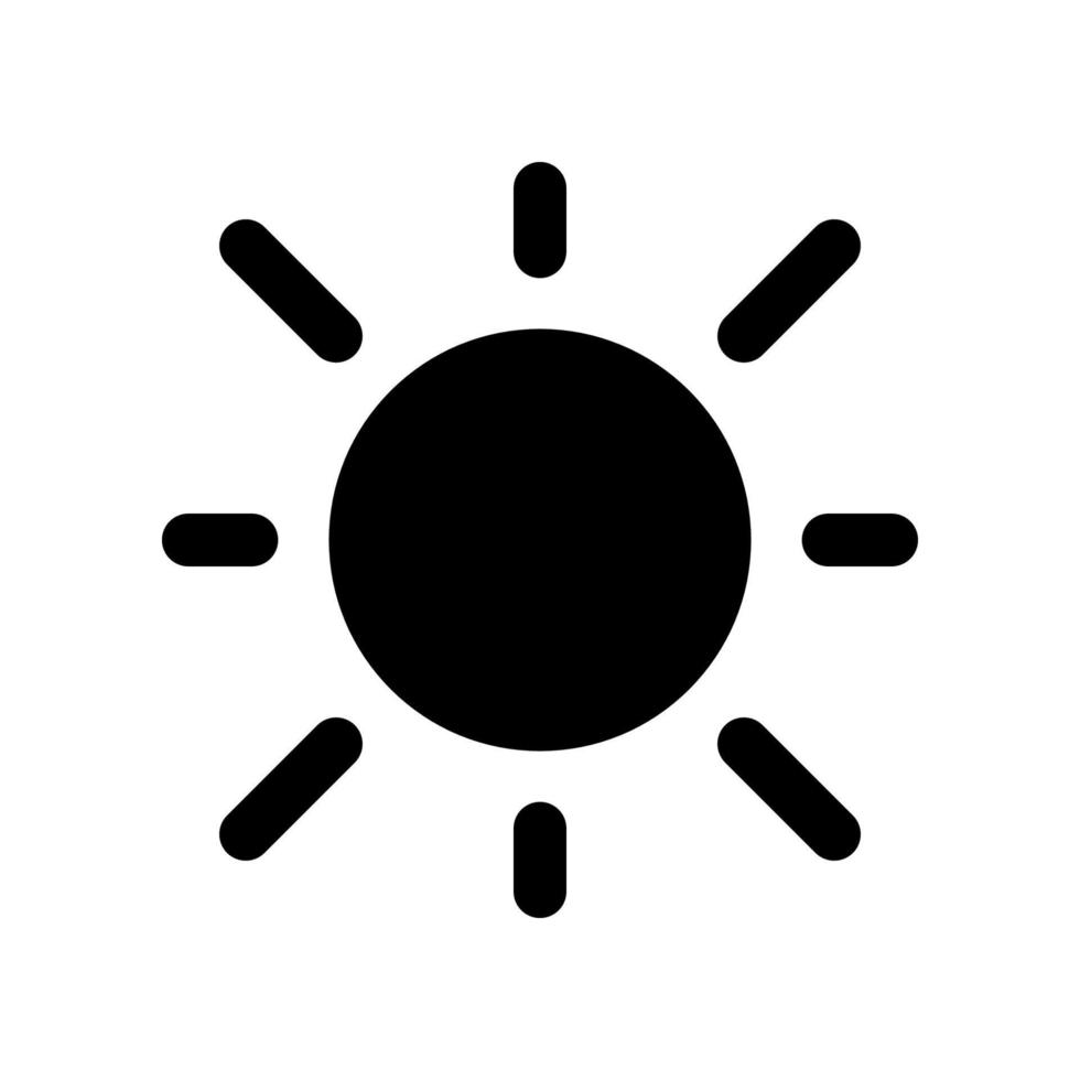 zon pictogram sjabloon vector