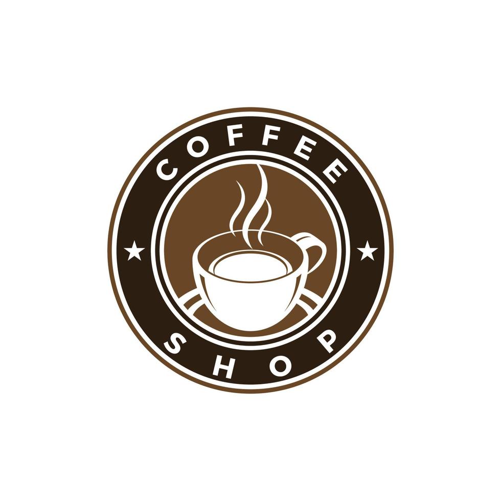 koffiekopje icoon. koffie-logo. cafe. coffeeshop. koffie vector geïsoleerd op een witte achtergrond. coffeeshop illustratie eenvoudig teken