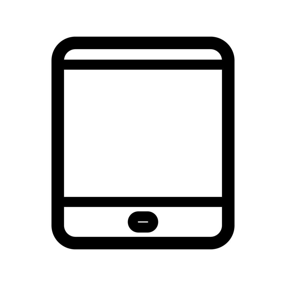 illustratie vectorafbeelding van tablet pc icon vector