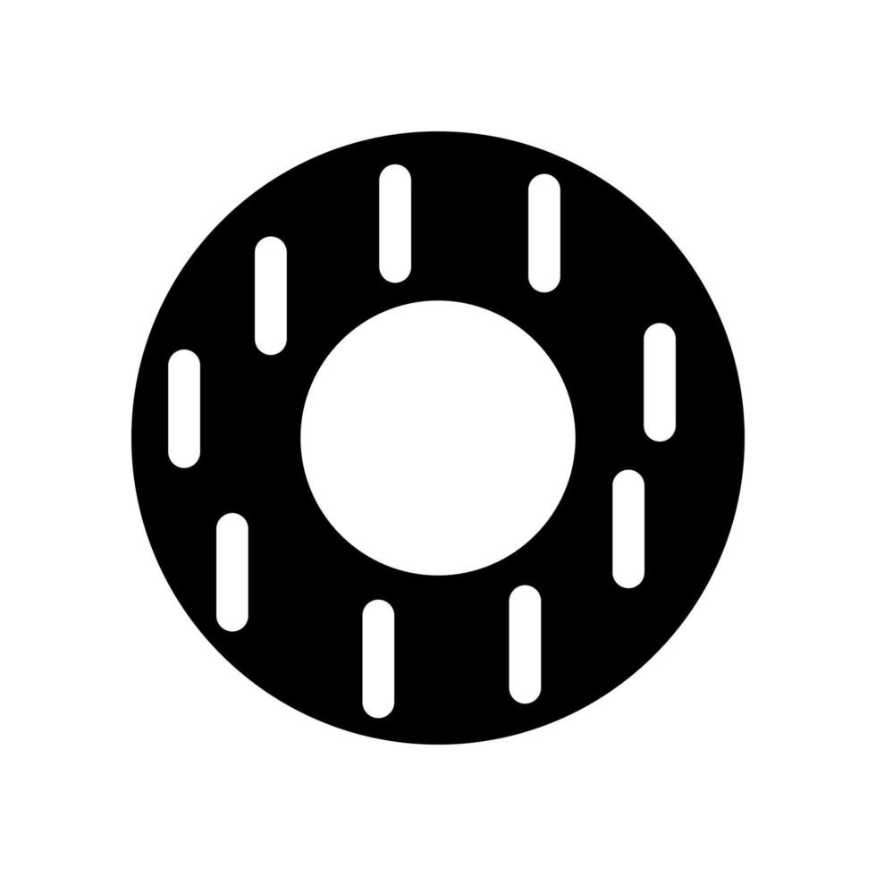 donut pictogram sjabloon vector