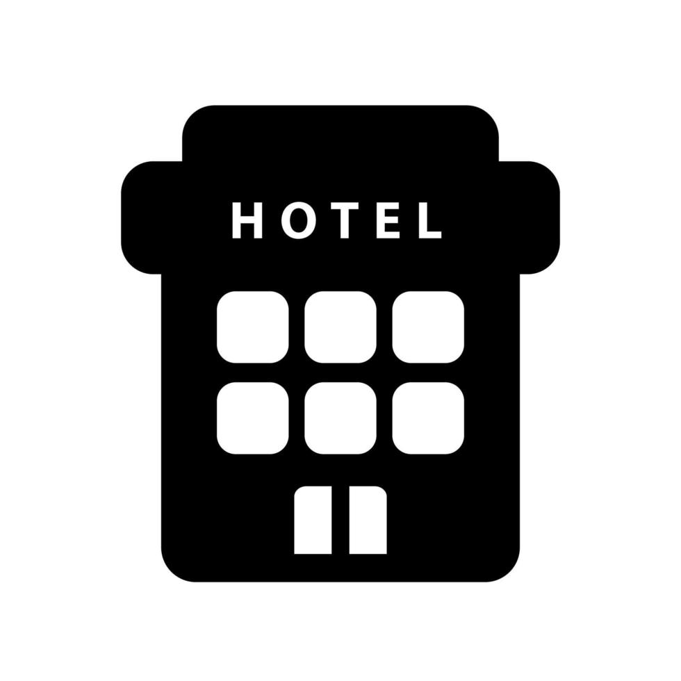 hotel icoon sjabloon vector