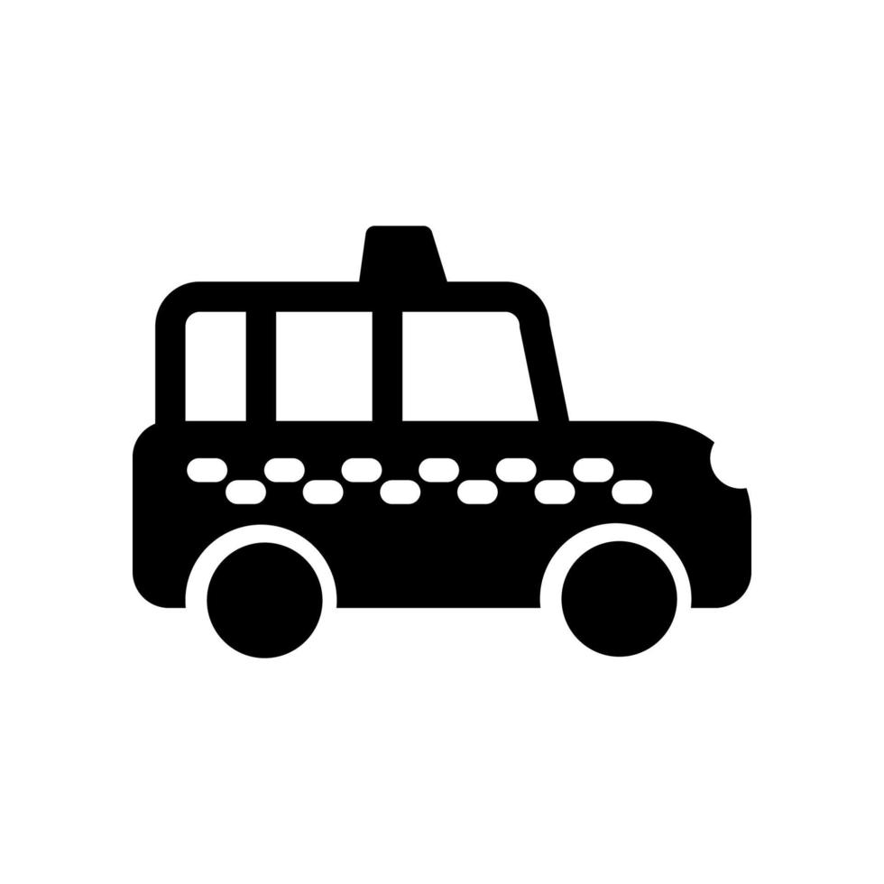 taxi pictogram sjabloon vector