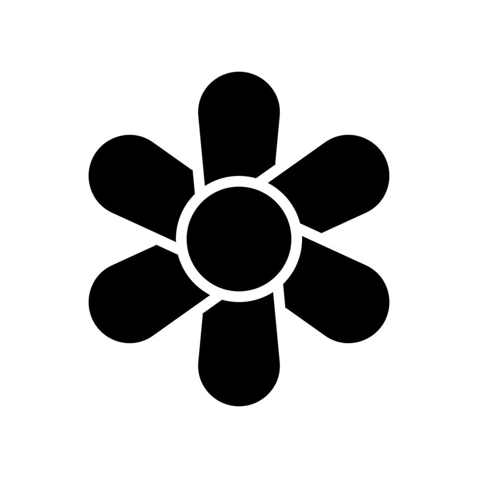 bloem pictogram sjabloon vector