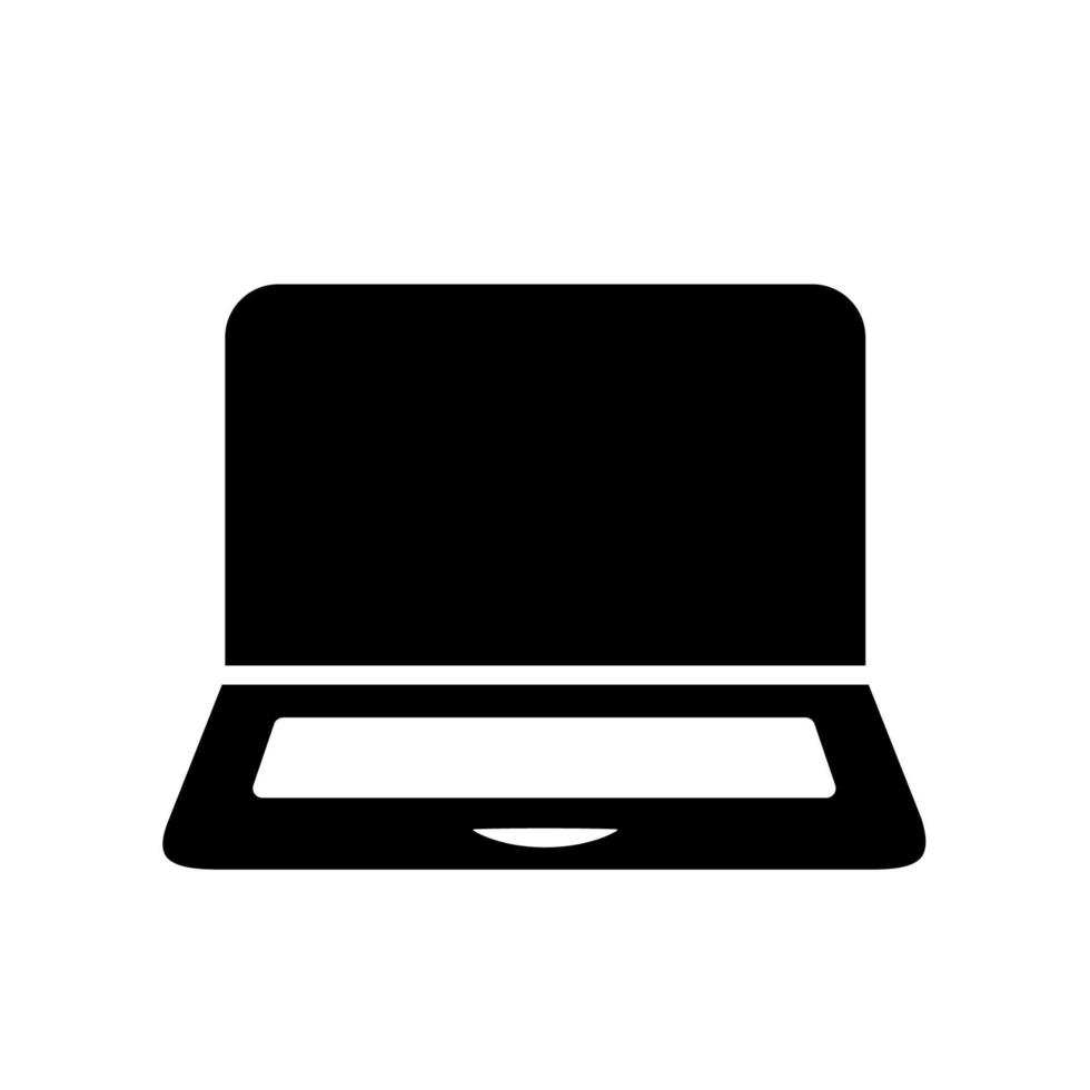 laptop pictogramsjabloon vector