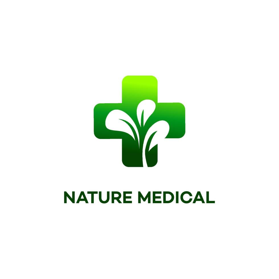 medische apotheek en wellness, logo ontwerpsjabloon. vectorembleem. medische pictogrammen. vector