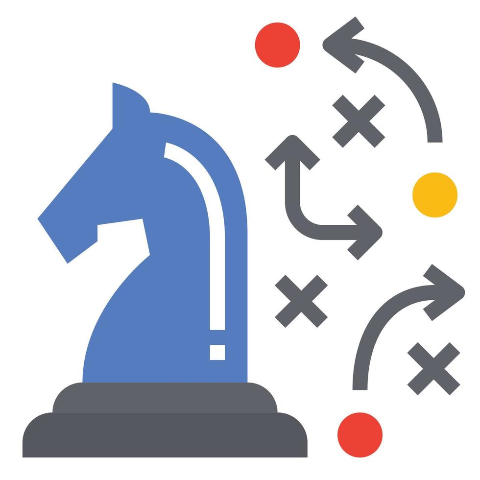 strategie pictogram vectorillustratie. vector