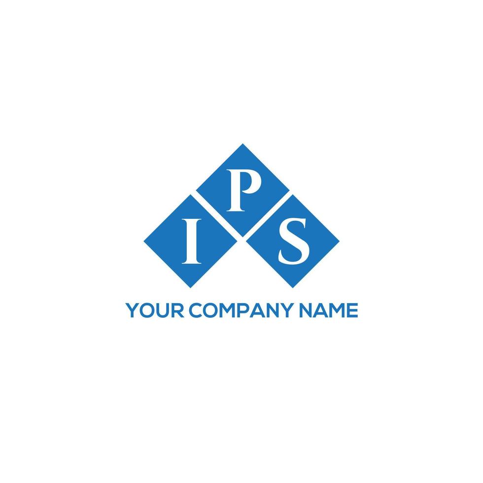 ips brief logo ontwerp op witte achtergrond. ips creatieve initialen brief logo concept. ips-briefontwerp. vector